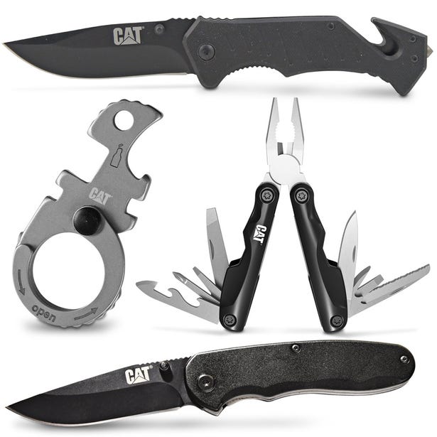 CAT 4 Piece Multi-Tool Knife Set 980103