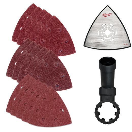 MILWAUKEE Multi-Tool Dust Extraction Attachment Kit - 17 Piece 49902400