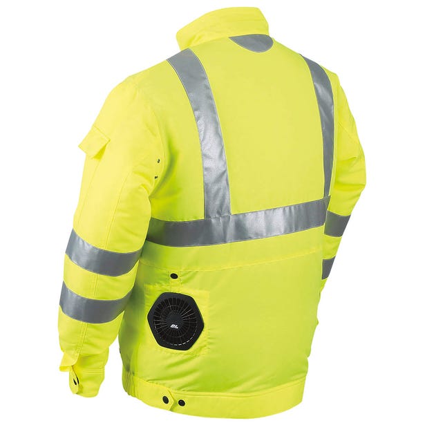 MAKITA 12V Max/18V Dual Zone High Visibility Fan Jacket DFJ214