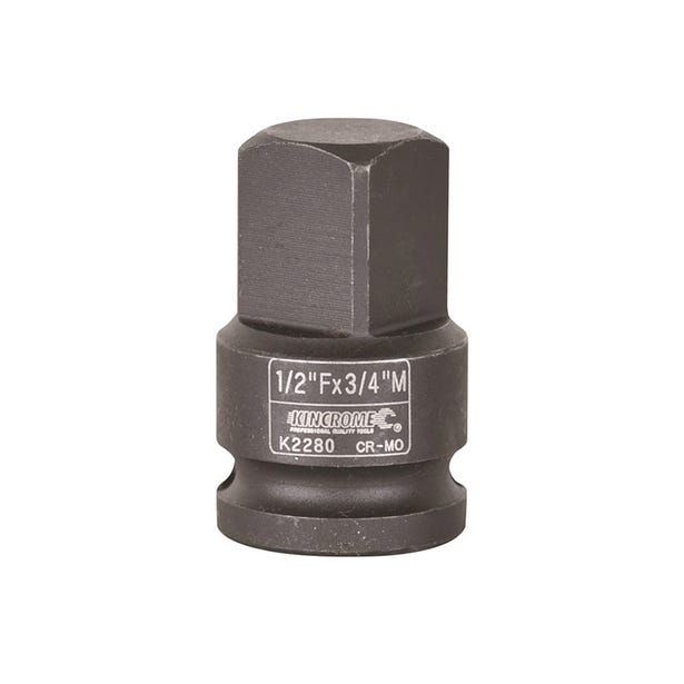 KINCROME 1/2Inch Drive F x 3/4Inch M Impact Socket Adaptor K2280
