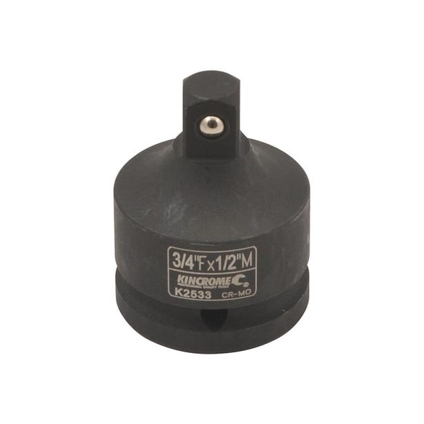 KINCROME 3/4Inch Drive F x 1/2Inch M Impact Socket Adaptor K2533