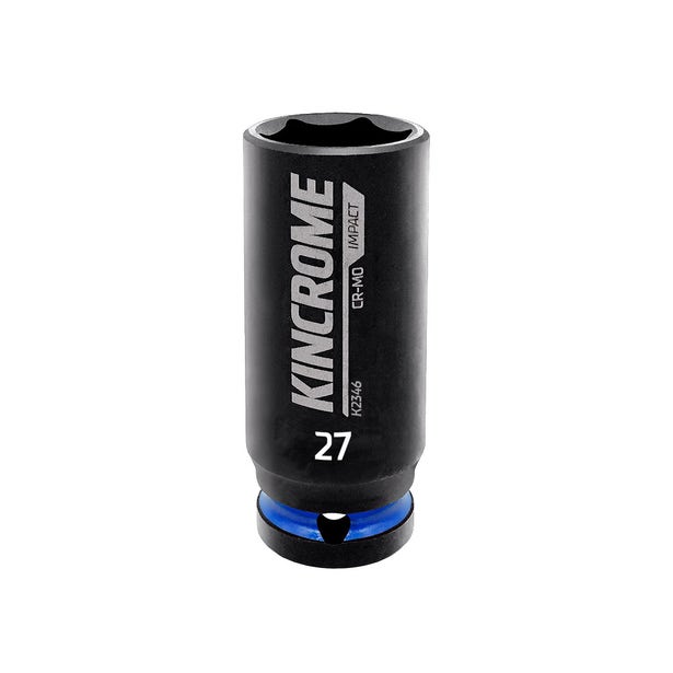 KINCROME 27mm x 1/2inch Drive Metric Deep Impact Socket K2346