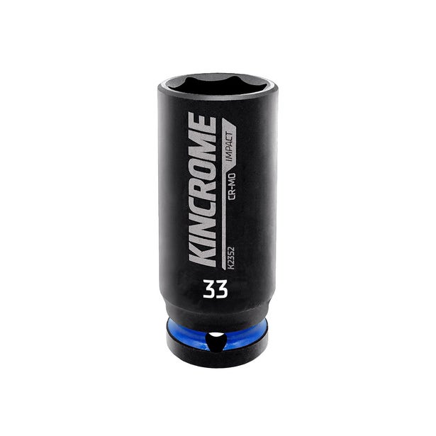 KINCROME 33mm x 1/2inch Drive Metric Deep Impact Socket K2352