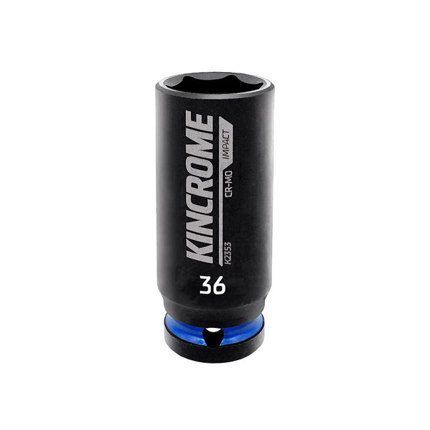 KINCROME 36mm x 1/2inch Drive Metric Deep Impact Socket K2353