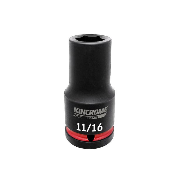 KINCROME 11/16 x 3/4inch Drive Deep Impact Socket K2510