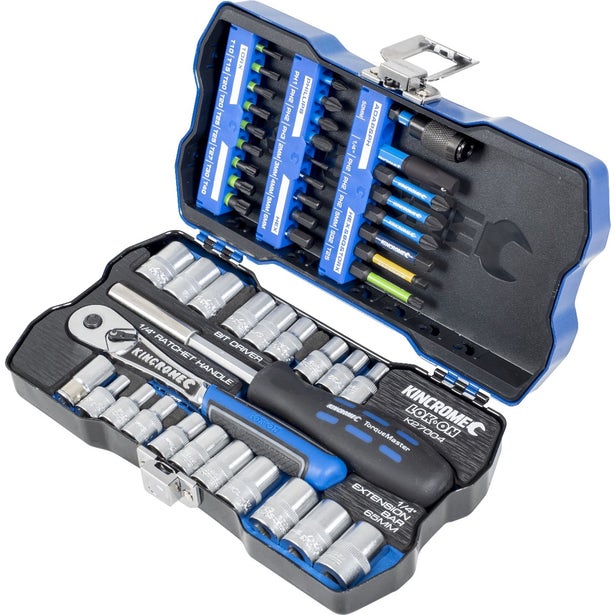 KINCROME 49 Piece 1/4" Drive Socket & Bit Set K27004