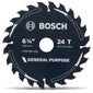 BOSCH 160mm 24T TCT Circular Saw Blade for Wood Cutting - GENERAL PURPOSE 2608644560