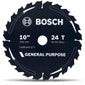 BOSCH 254mm 24T TCT Circular Saw Blade for Wood Cutting - GENERAL PURPOSE 2608644574