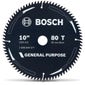 BOSCH 254mm 80T TCT Circular Saw Blade for Wood Cutting - GENERAL PURPOSE 2608644577