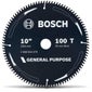 BOSCH 254mm 100T TCT Circular Saw Blade for Wood Cutting - GENERAL PURPOSE 2608644578