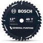BOSCH 305mm 40T TCT Circular Saw Blade for Wood Cutting - GENERAL PURPOSE 2608644579