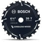 BOSCH 160mm 20T TCT Circular Saw Blade for Wood Cutting - CORDLESS WOOD 2608644588