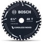 BOSCH 160mm 40T TCT Circular Saw Blade for Wood Cutting - CORDLESS WOOD 2608644589