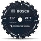 BOSCH 184mm 20T TCT Circular Saw Blade for Wood Cutting - CORDLESS WOOD 2608644590
