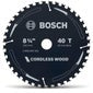 BOSCH 210mm 40T TCT Circular Saw Blade for Wood Cutting - CORDLESS WOOD 2608644593