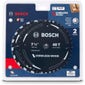BOSCH 184mm 20T & 40T TCT Circular Saw Blade Set for Wood Cutting - CORDLESS  WOOD- 2 Piece 2608644595