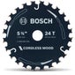 BOSCH 136mm 24T TCT Circular Saw Blade for Wood Cutting - CORDLESS WOOD 2608840001