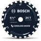 BOSCH 165mm 24T TCT Circular Saw Blade for Wood Cutting - CORDLESS WOOD 2608840003