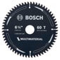 BOSCH 160mm 60T TCT Circular Saw Blade for Multi-Purpose Cutting - MULTIMATERIAL 2608644597