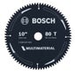 BOSCH 254mm 80T TCT Circular Saw Blade for Multi-Purpose Cutting - MULTIMATERIAL 2608644603