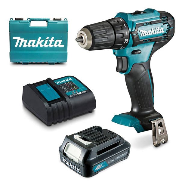MAKITA 12V 1 x 1.5Ah 3/8inch Driver Drill with Case DF333DWY