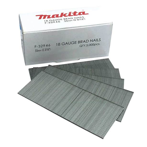 MAKITA 55 x 1.2mm EG 18GA C1 Nail Brad 5000Box F32946