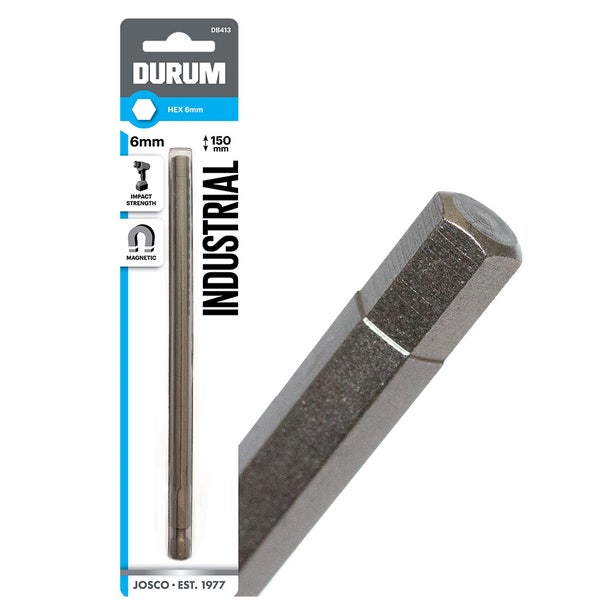 DURUM 6 x 150mm Internal Hex Power Screwdriver Bit DB413
