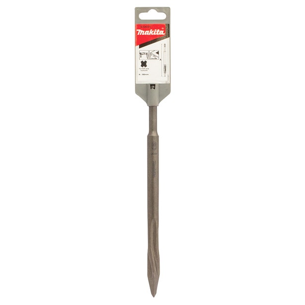 MAKITA 250mm SDS-Plus Moil Point Chisel Bit - Self-Sharpen B64761