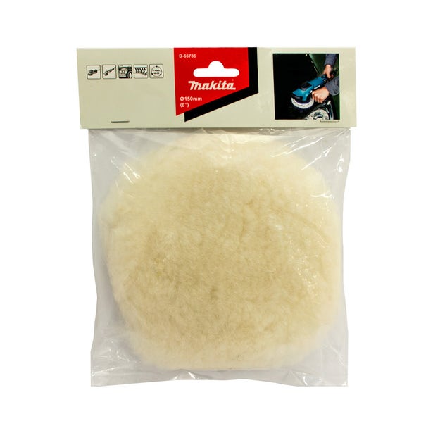MAKITA 150mm Wool Pad Hook & Loop D-65735