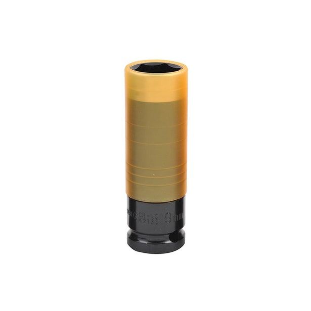 KINCROME 1Inch Drive 19mm Wheel Impact Socket - Yellow K2183