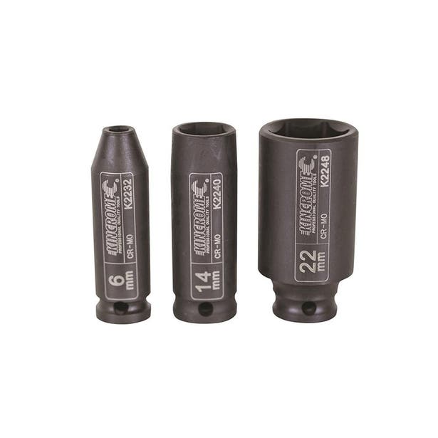 KINCROME 8mm 3/8inch Drive Deep Impact Socket K2234