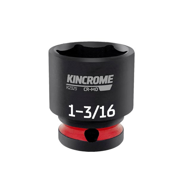 KINCROME 1-3/16 x 1/2inch Drive Impact Socket K2325