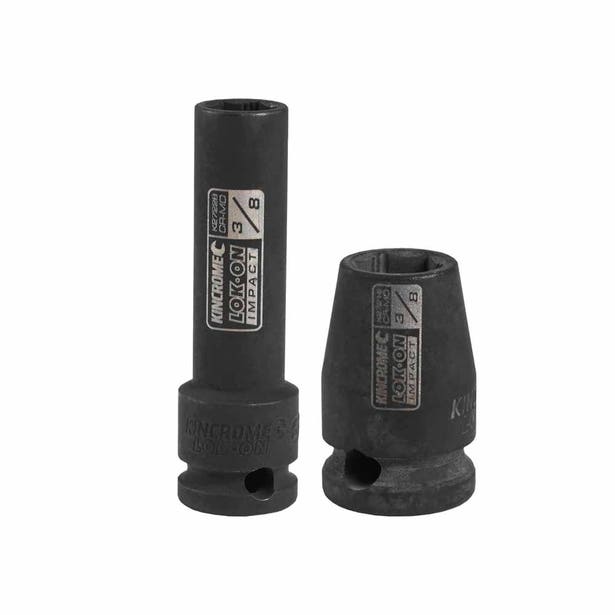 KINCROME LOK-ON 1/2" 3/8" Drive Impact Socket K27218