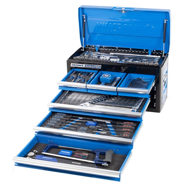 KINCROME EVOLUTION Tool Chest Kit 182 Piece 6 Drawer K1211