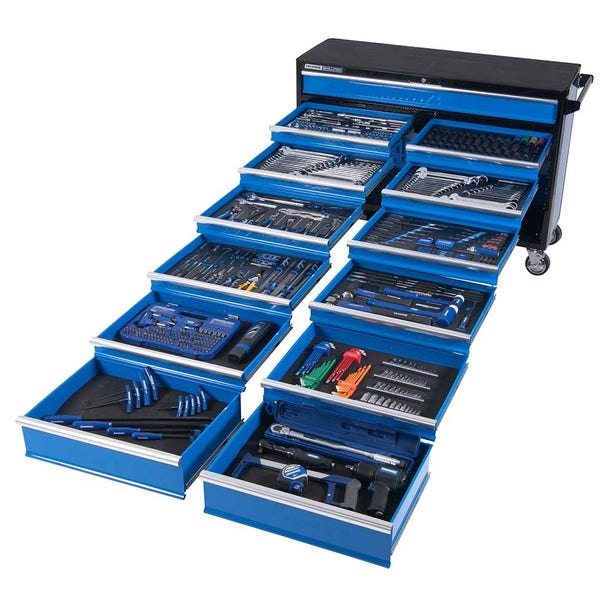 KINCROME EVOLUTION Tool Trolley 555 Piece 13 Drawer Extra Wide K1232