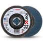 BOSCH X-LOCK 125mm 80-Grit Zirconia Angled Flap Disc - BEST for METAL 2608621769