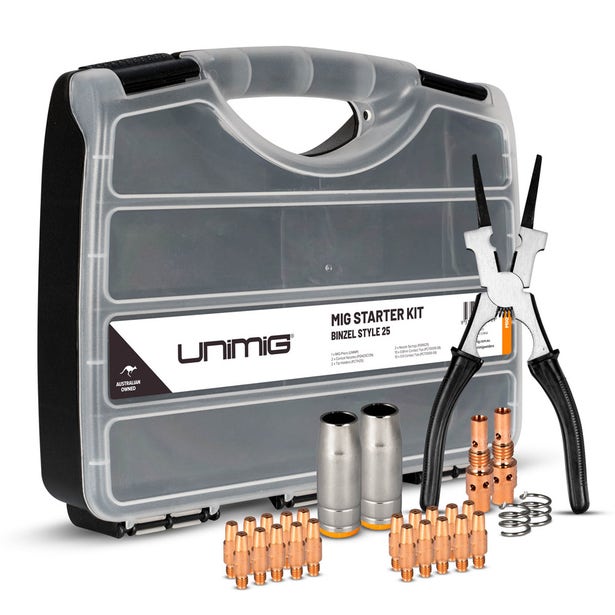 UNIMIG Suitable for use with Binzel MB25 MIG Torch Starter Kit UMSK25