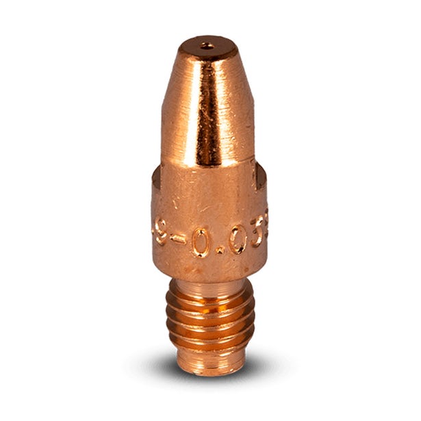UNIMIG 1.0mm M8 Aluminium Binzel Style Contact Tip - 10 Pack PCTAL0005-10