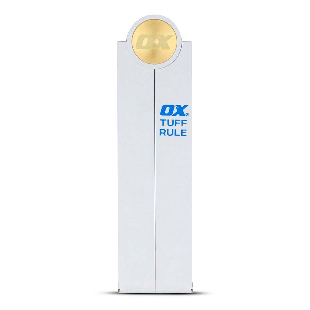 OX Tools OX-P507216 600mm Ox Pro Tuff Good Rule Folding Rule Angle Finder White