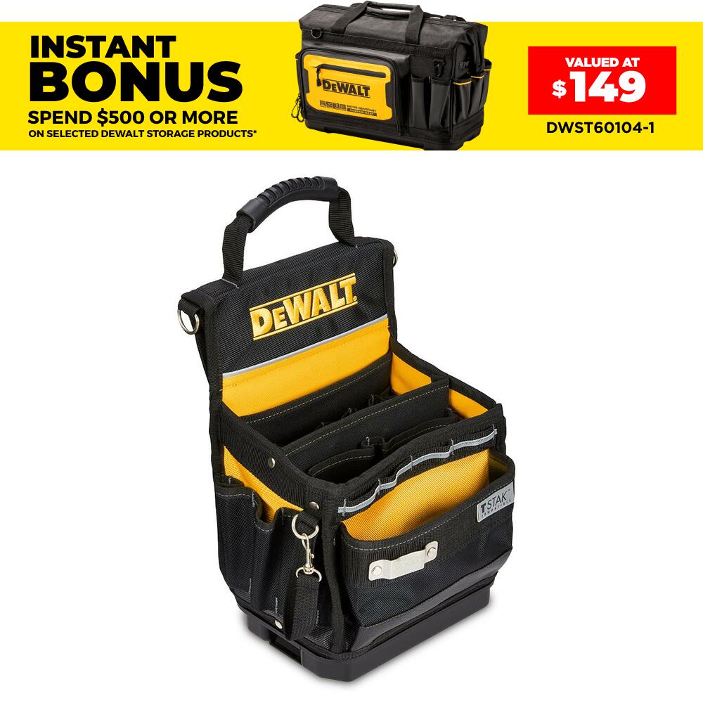 DeWalt DWST83541-1 TSTAK Soft Tool Organiser Open Tote Bag