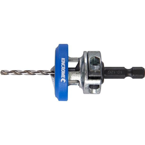 KINCROME 3.6mm Hss-C/S 1/4 Hex With Stop Drill Bit & Countersink w. Depth Stop K21211