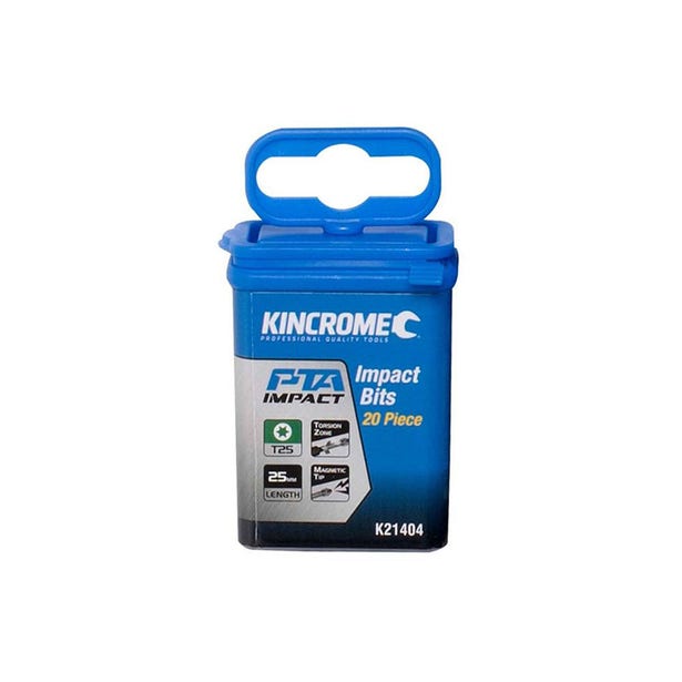 KINCROME 20 Piece 25mm TORX T25 Impact Bit K21404