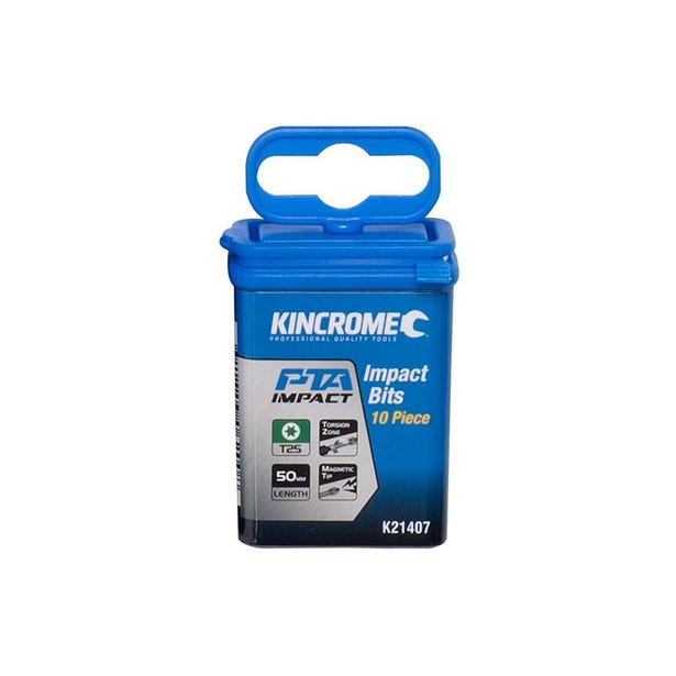 KINCROME 10 Piece 50mm TORX T25 Impact Bit K21407