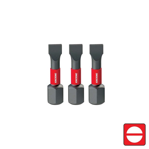 KINCROME 5.5 x 25mm Slotted Insert Screwdriver Bit - 3 Piece K21451