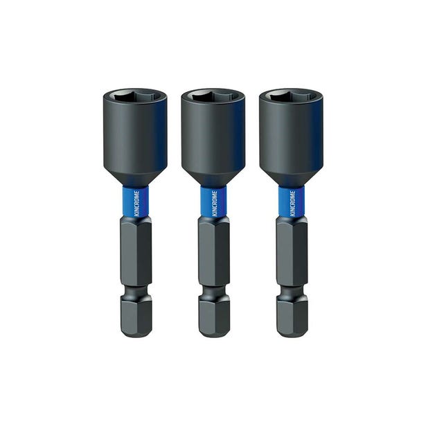 KINCROME 5/16inch x 50mm Magnetic Nutsetter Impact Bit - 3 Piece K21467