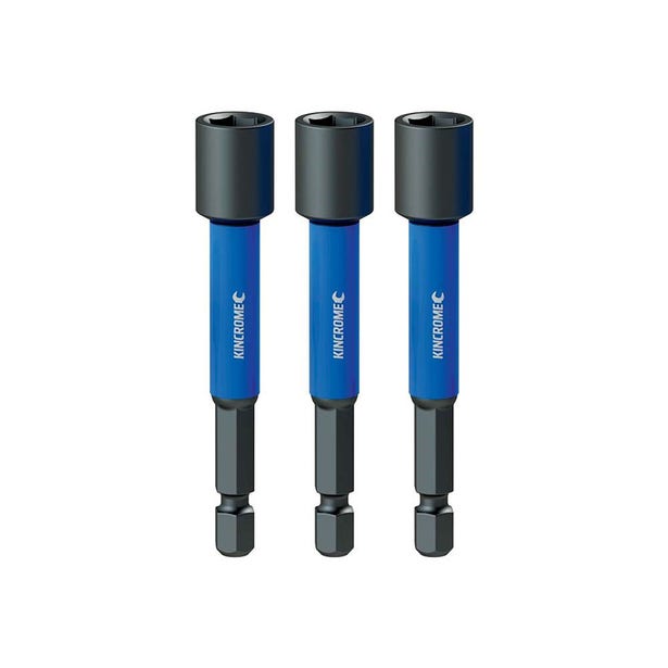 KINCROME 5/16inch x 65mm Magnetic Nutsetter Impact Bit - 3 Piece K21469