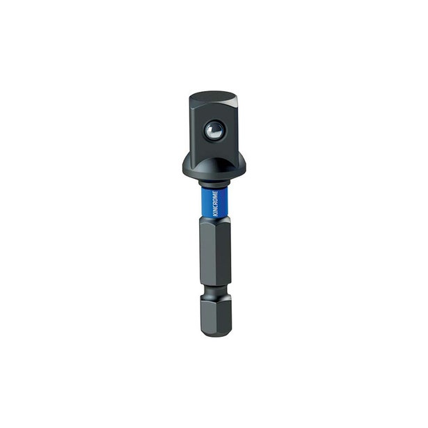 KINCROME 50mm 1/4 Hex - 3/8 Drive Power Hex-Socket Adaptor Bit - 1 Piece K21480