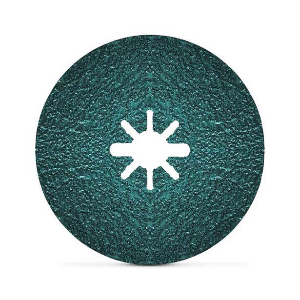 PFERD X-LOCK 125mm 36-Grit Shaped Grain Ceramic Fibre Disc - ACTIROX