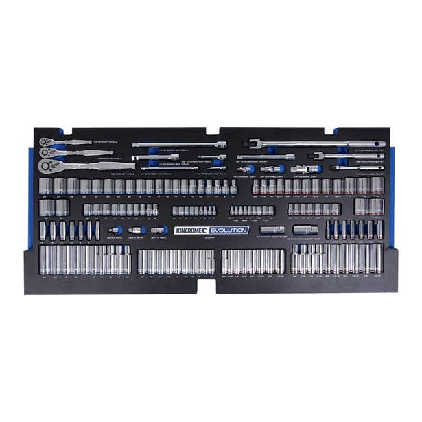 KINCROME EVOLUTION Eva Tray 144 Piece Sockets & Accessories EVA402T