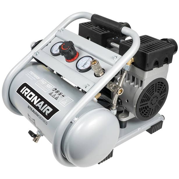 IRONAIR 8L 1.3HP Super Quiet Portable Direct Drive Compressor TTD1168OF